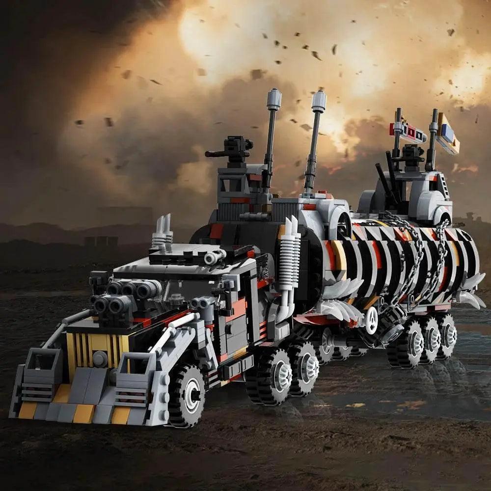  MOC Moc V8 Interceptor Building Blocks MAD MAX War Rig Truck Set -  ToylandEU™