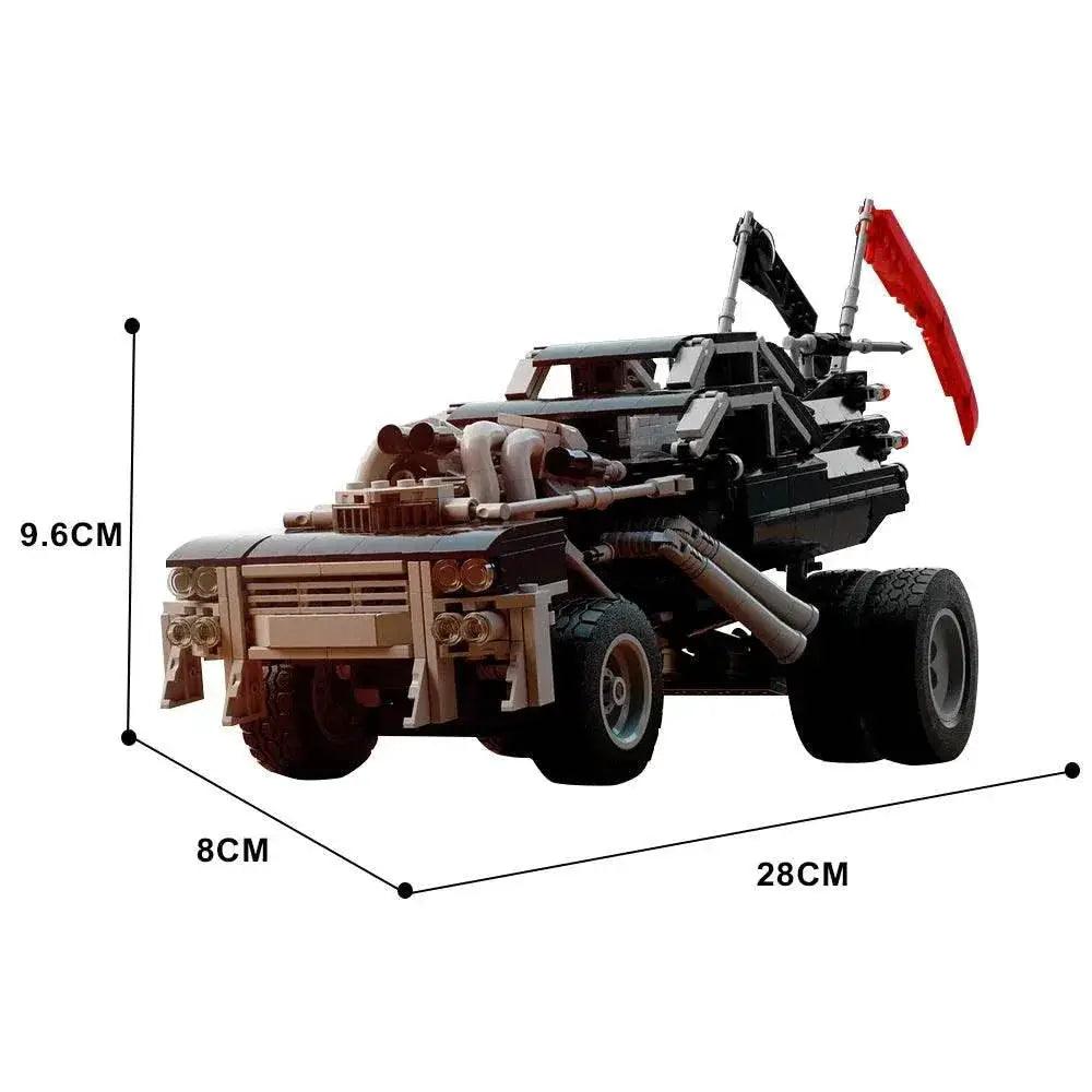  MOC Moc V8 Interceptor Building Blocks MAD MAX War Rig Truck Set -  ToylandEU™