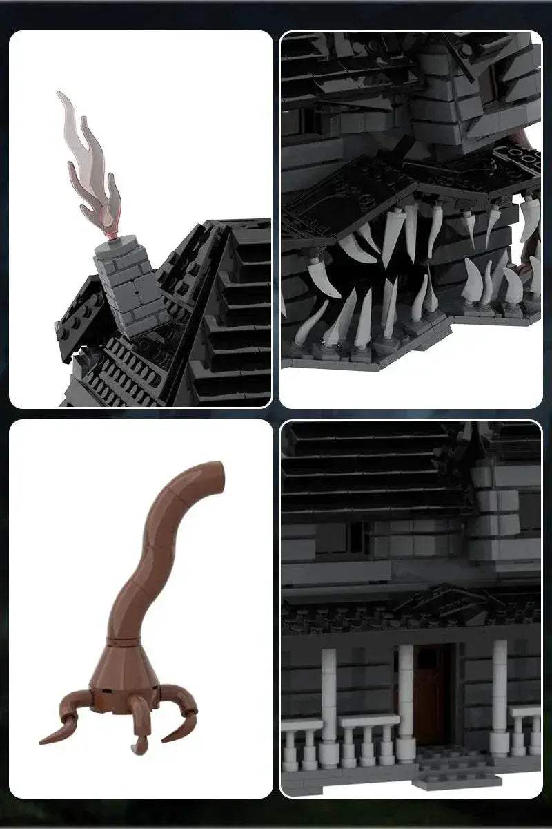  MOC MOC Monster House Model Building Blocks Haunted House Building Bricks MOC -  ToylandEU™