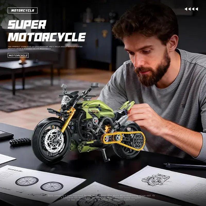  Motorbike Building Blocks City Racer Set For All Ages -  ToylandEU™