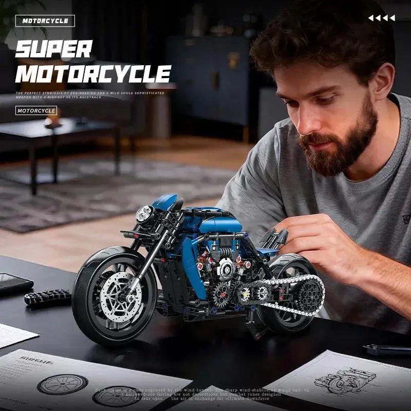  Motorbike Building Blocks City Racer Set For All Ages -  ToylandEU™