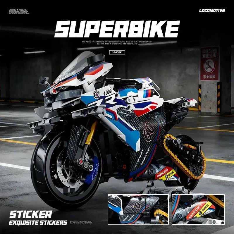  Motorbike Building Blocks City Racer Set For All Ages -  ToylandEU™
