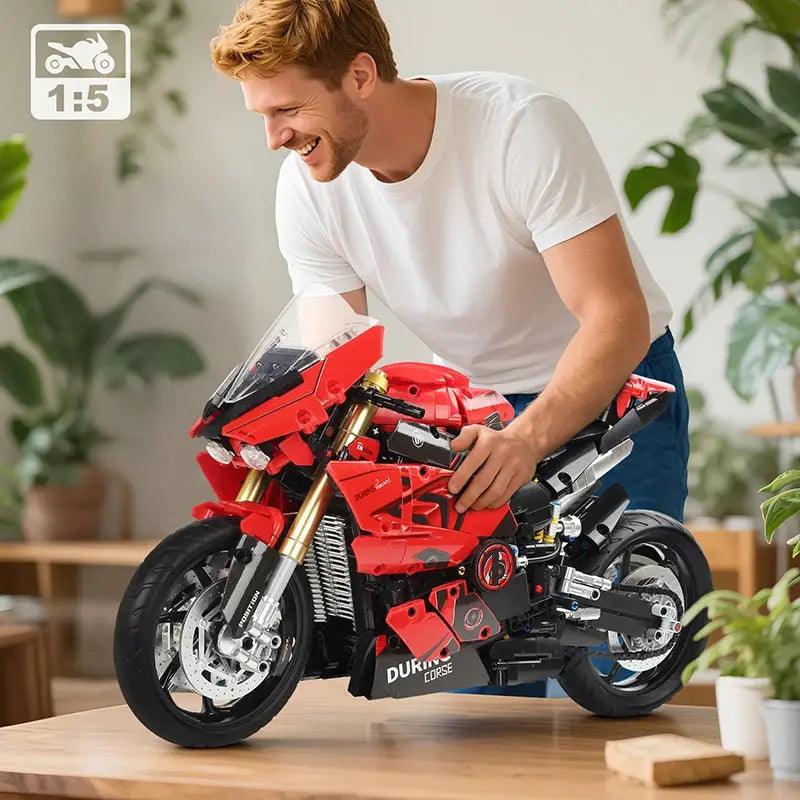  Motorcycle Model Kit Building Blocks Set STEM Education -  ToylandEU™