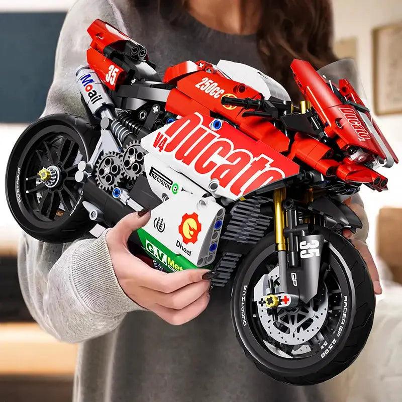  Motorcycle Building Blocks STEM Kit for Educational Fun -  ToylandEU™