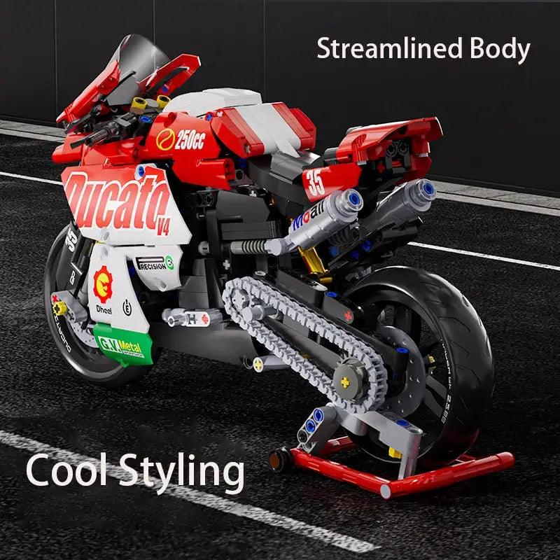  Motorcycle Building Blocks STEM Kit for Educational Fun -  ToylandEU™