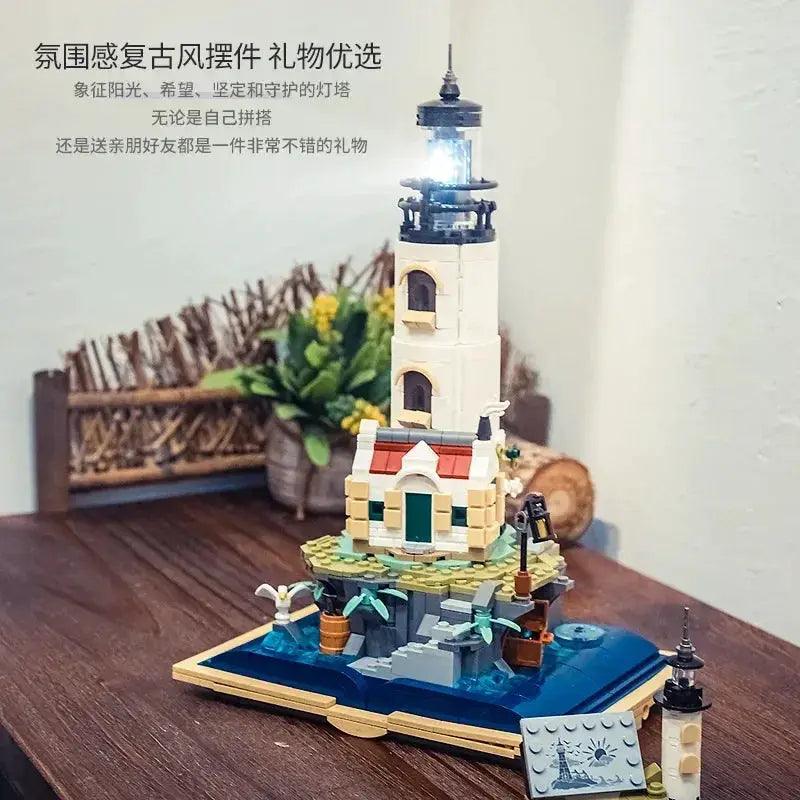  Motorised Lighthouse Building Blocks With LED Light Set -  ToylandEU™