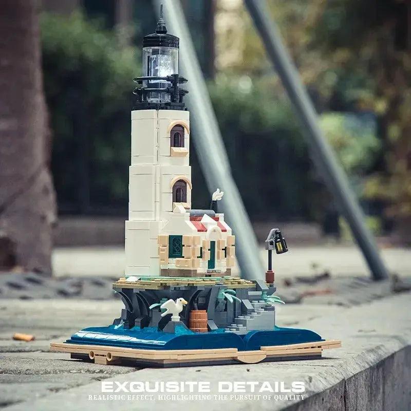  Motorised Lighthouse Building Blocks With LED Light Set -  ToylandEU™