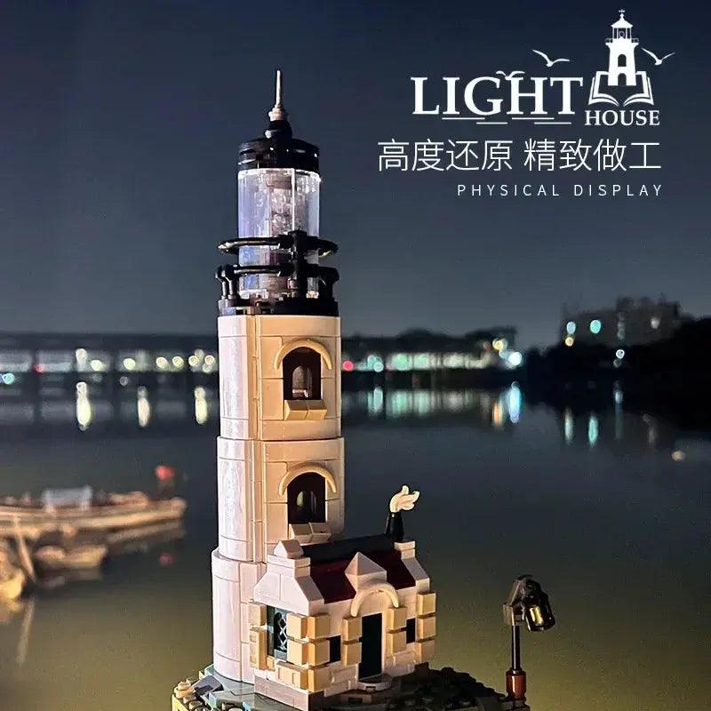  Motorised Lighthouse Building Blocks With LED Light Set -  ToylandEU™