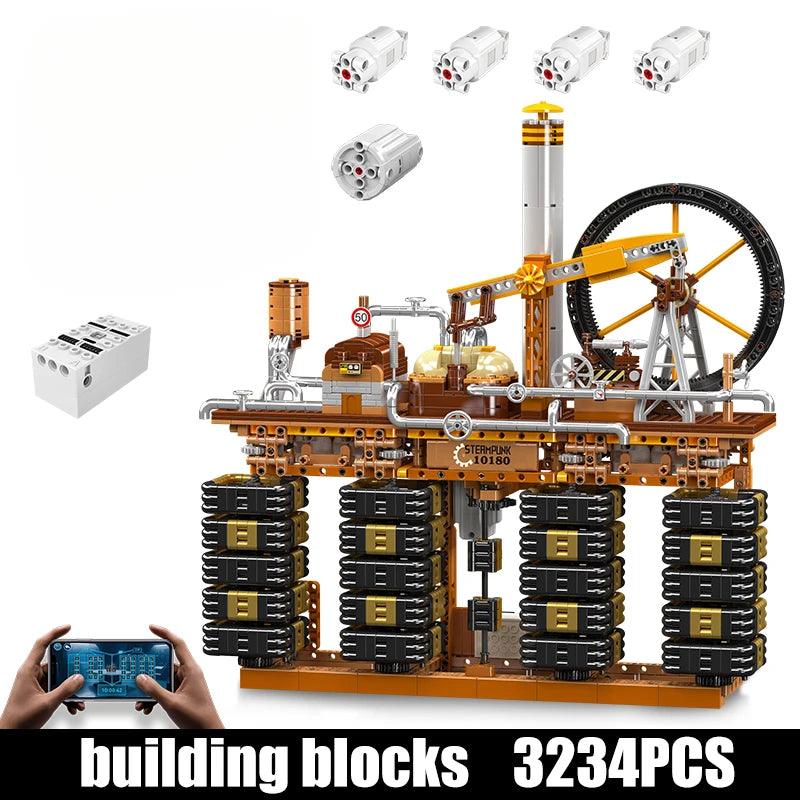 Building Block Set | Motorized Clock Kit | Toylandeu