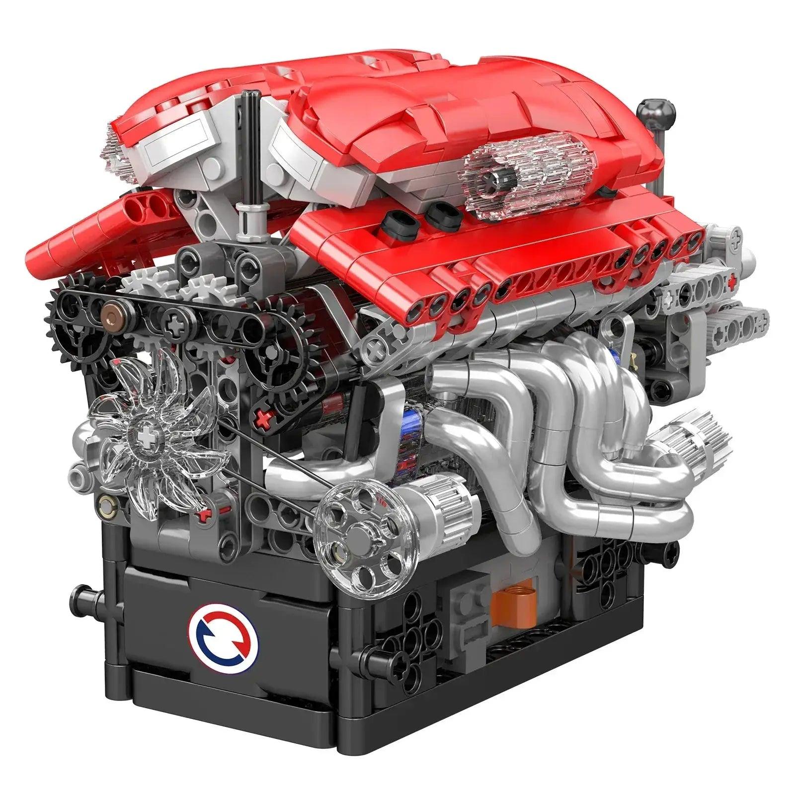  Motorized V12 Engine Building Block Set For Kids Gift -  ToylandEU™