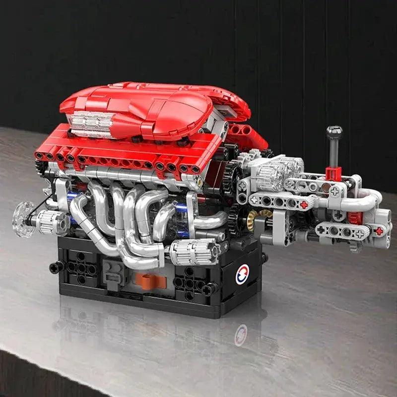  Motorized V12 Engine Building Block Set For Kids Gift -  ToylandEU™