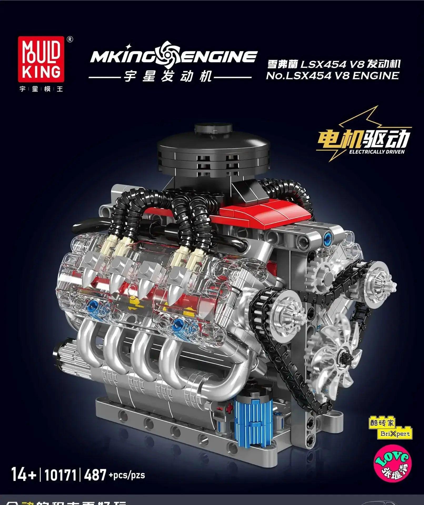  Motorized V8 Engine Building Blocks Set For LEGO Kids -  ToylandEU™