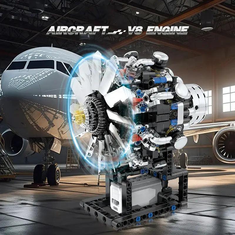  Motorized V8 Engine Building Block Set For Lego Fans -  ToylandEU™