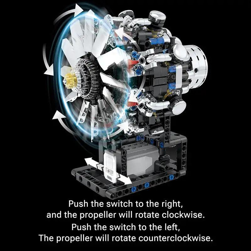  Motorized V8 Engine Building Block Set For Lego Fans -  ToylandEU™