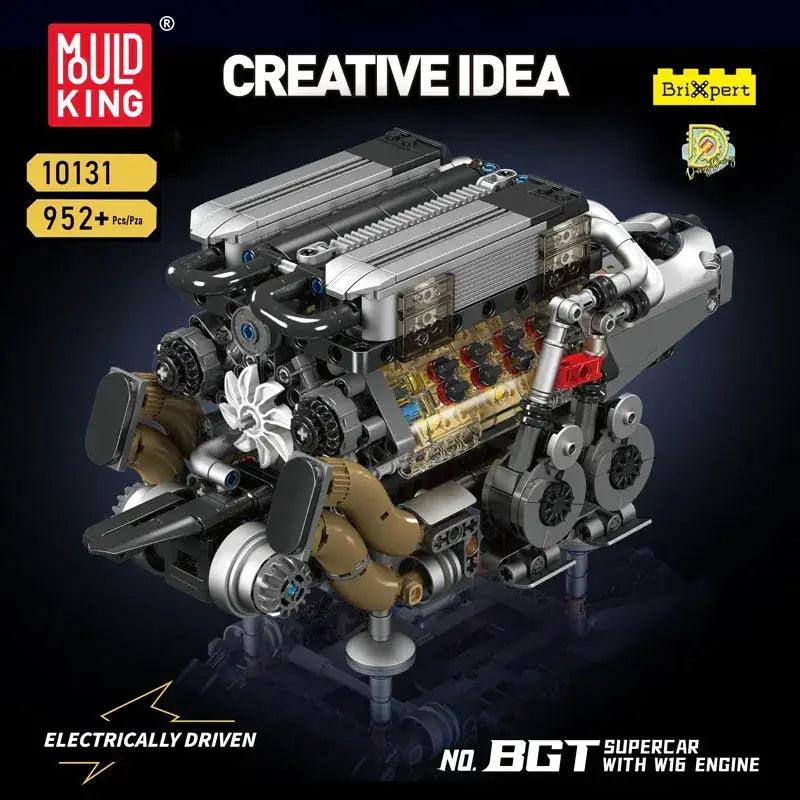  Mould King 10131 W16 Engine Lego Compatible Blocks Set -  ToylandEU™