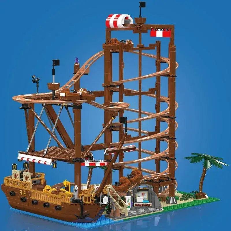  Mould King Roller Coaster Building Block Set Motorized -  ToylandEU™