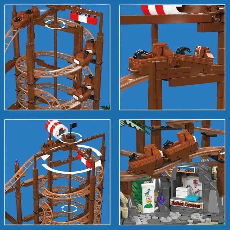  Mould King Roller Coaster Building Block Set Motorized -  ToylandEU™