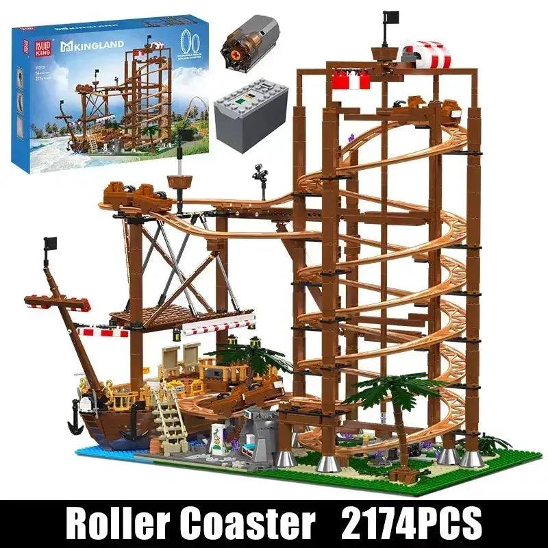  Mould King Roller Coaster Building Block Set Motorized -  ToylandEU™
