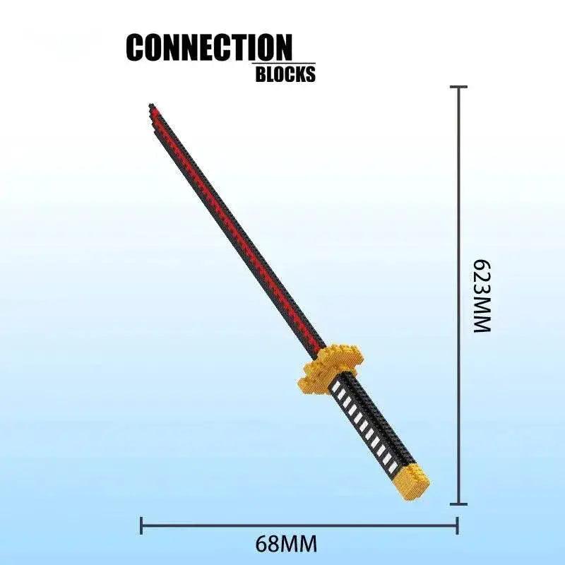  MOC Samurai Sword Building Blocks Ninja Blade Katana Toys for Adults -  ToylandEU™