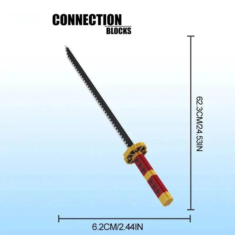  MOC Samurai Sword Building Blocks Ninja Blade Katana Toys for Adults -  ToylandEU™