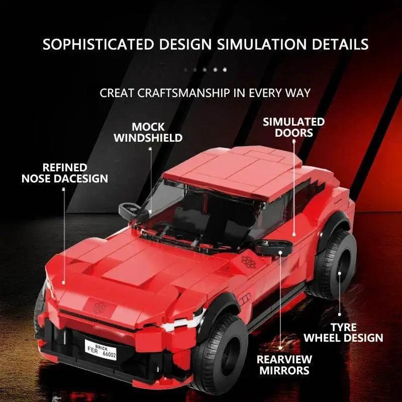  MOC 451PCS Off Road Vehicle Building Blocks City SUV Car Model MOC Bricks Holiday Gifts -  ToylandEU™