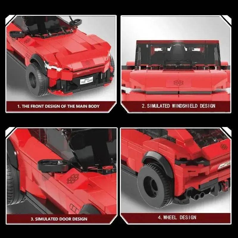  MOC 451PCS Off Road Vehicle Building Blocks City SUV Car Model MOC Bricks Holiday Gifts -  ToylandEU™
