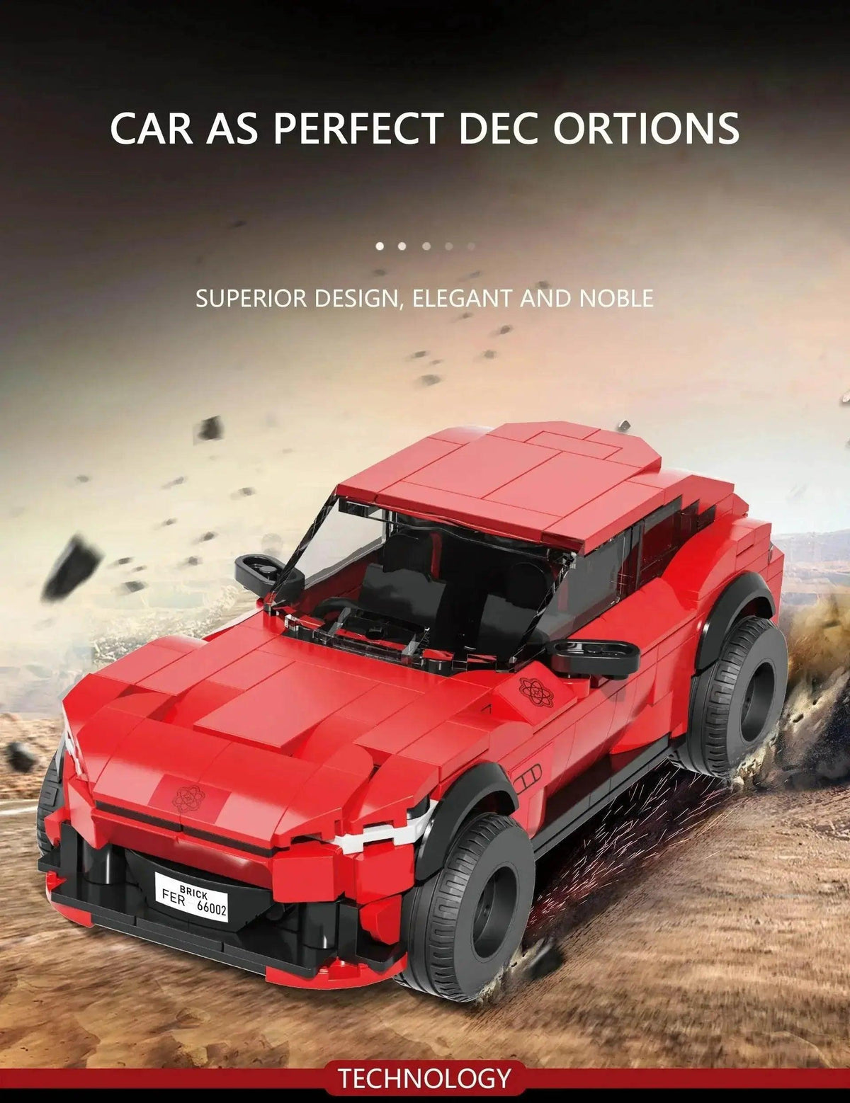 MOC 451PCS Off Road Vehicle Building Blocks City SUV Car Model MOC Bricks Holiday Gifts -  ToylandEU™