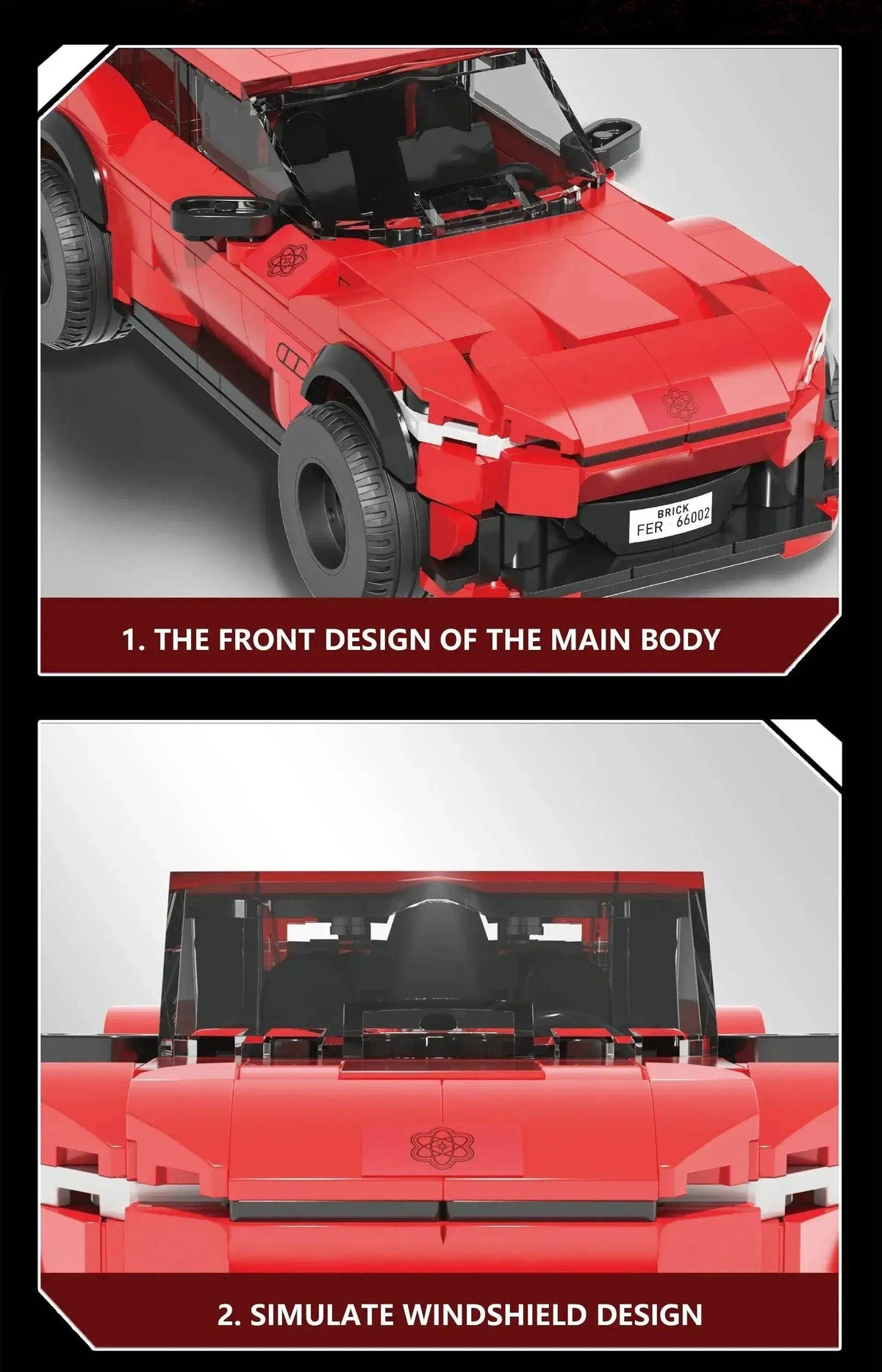  MOC 451PCS Off Road Vehicle Building Blocks City SUV Car Model MOC Bricks Holiday Gifts -  ToylandEU™