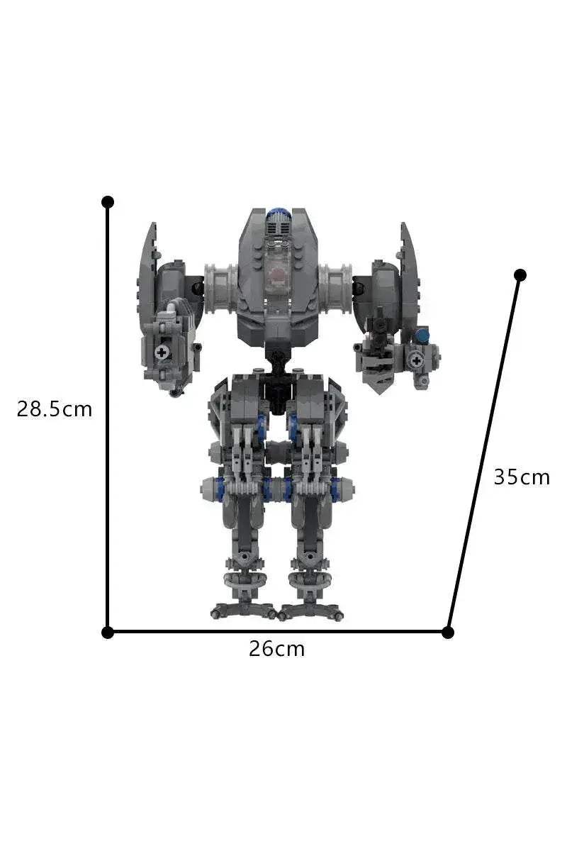  MOC MOC Phobos Robot Model Building Blocks Demon Warrior Mecha Building Bricks MOC -  ToylandEU™