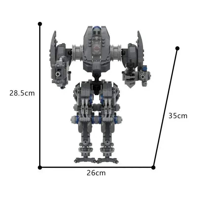 MOC MOC Phobos Robot Model Building Blocks Demon Warrior Mecha Building Bricks MOC -  ToylandEU™