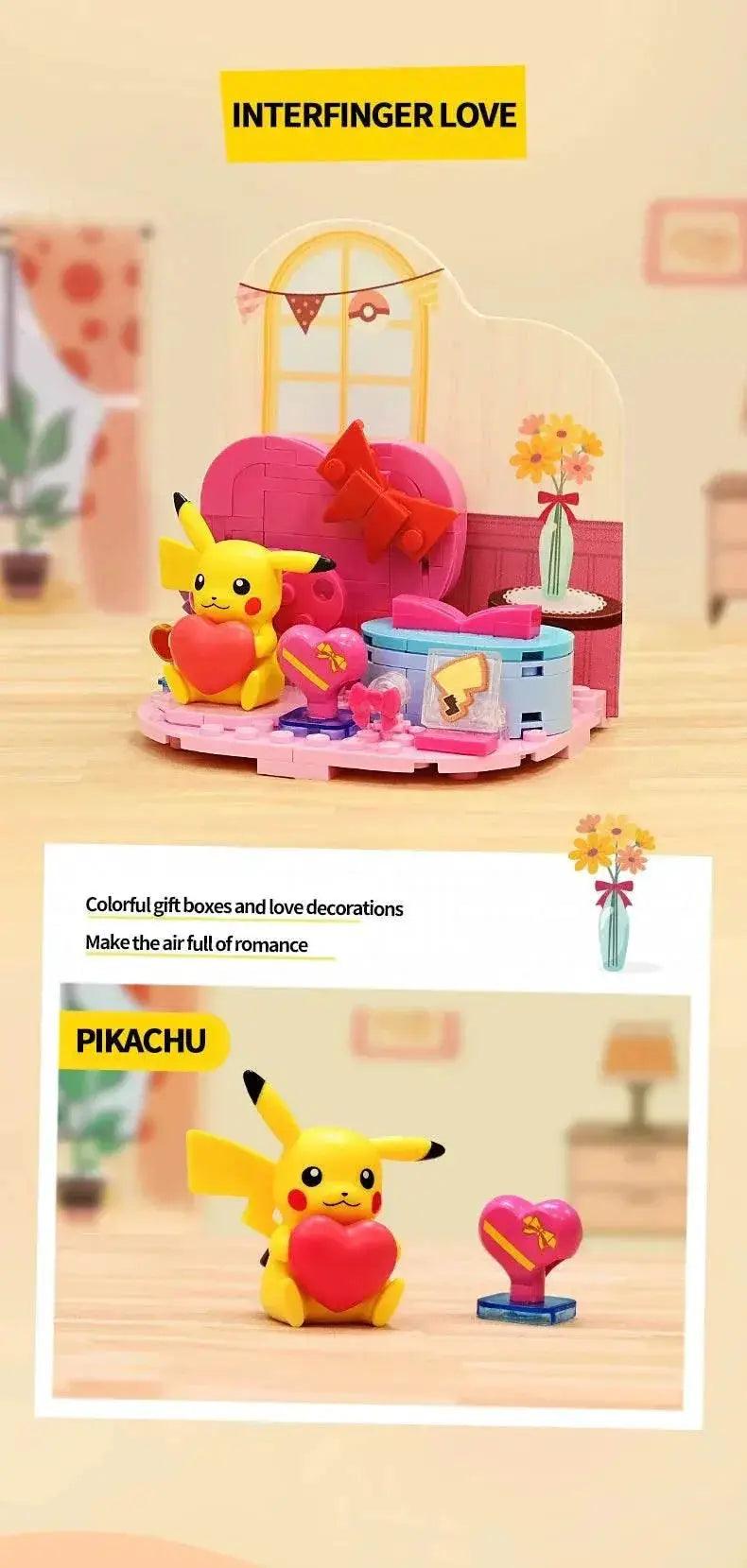  MOC Building Blocks Pikachu Psyduck Seaside Party Scene -  ToylandEU™
