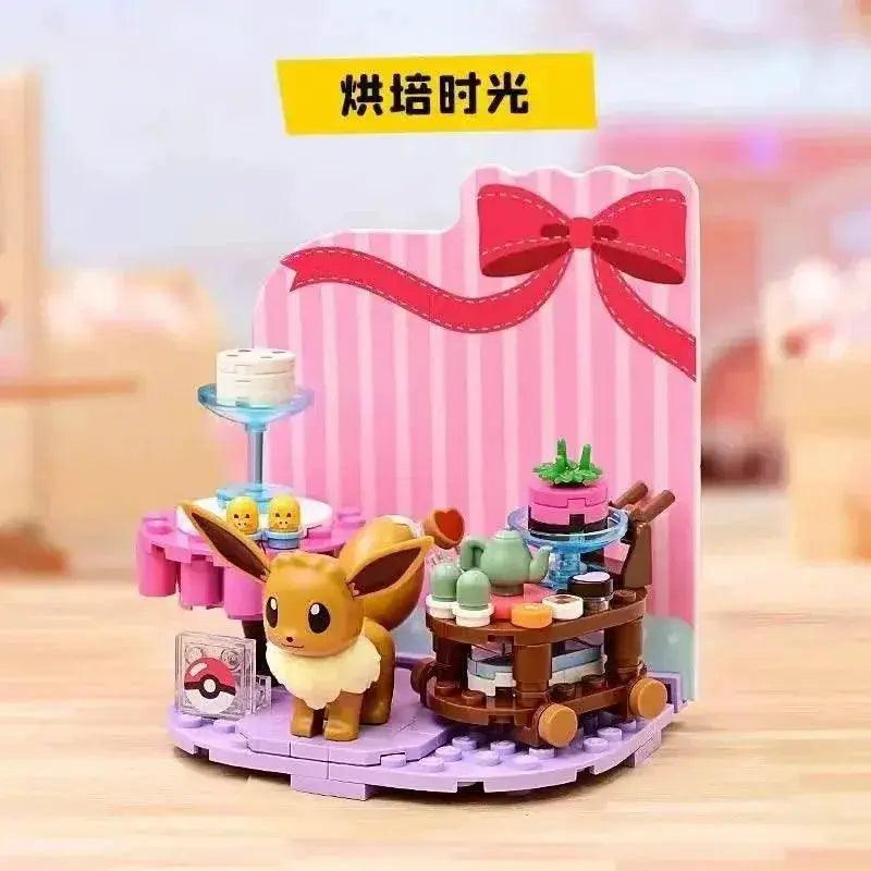  MOC Building Blocks Pikachu Psyduck Seaside Party Scene -  ToylandEU™