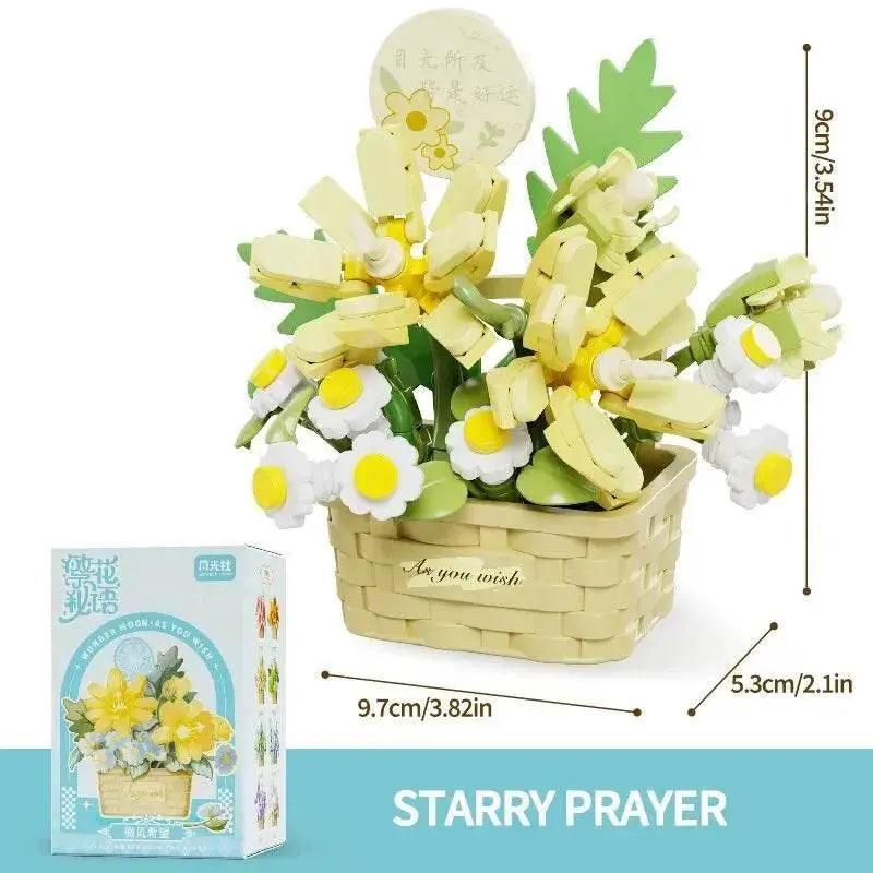 MOC Potted Flower Basket Building Blocks Creative Bonsai Plant -  ToylandEU™