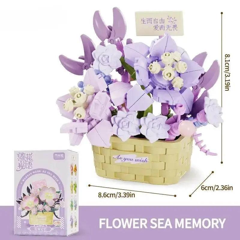  MOC Potted Flower Basket Building Blocks Creative Bonsai Plant -  ToylandEU™