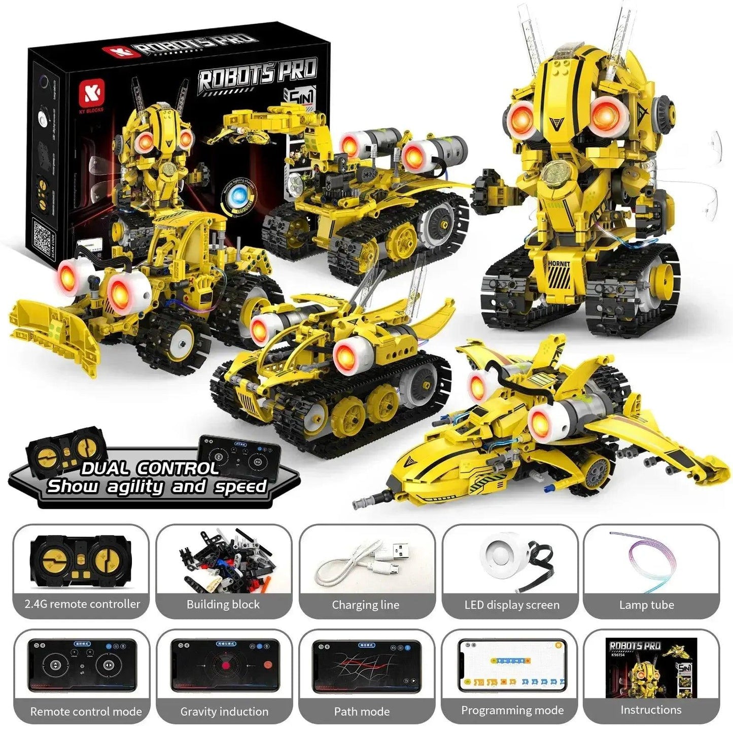  Programmable Robot Building Kit With Remote App Control -  ToylandEU™