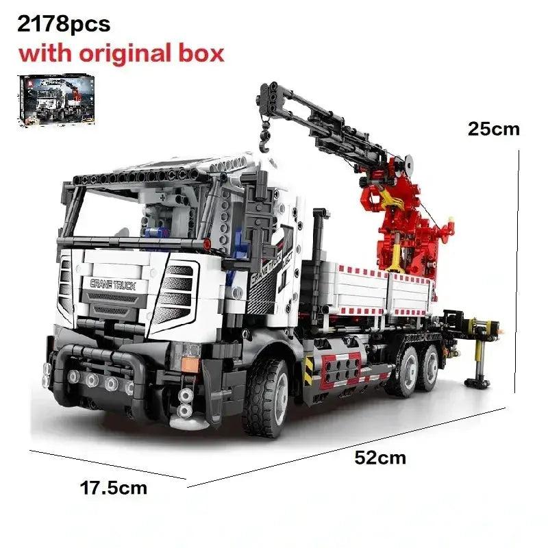  RC Crane Truck Building Blocks Set With Remote Control -  ToylandEU™