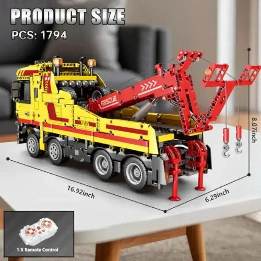  RC Crane Truck Building Blocks Set With Remote Control -  ToylandEU™