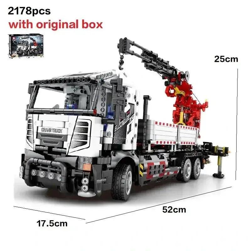  RC Crane Truck Building Blocks Set With Remote Control -  ToylandEU™