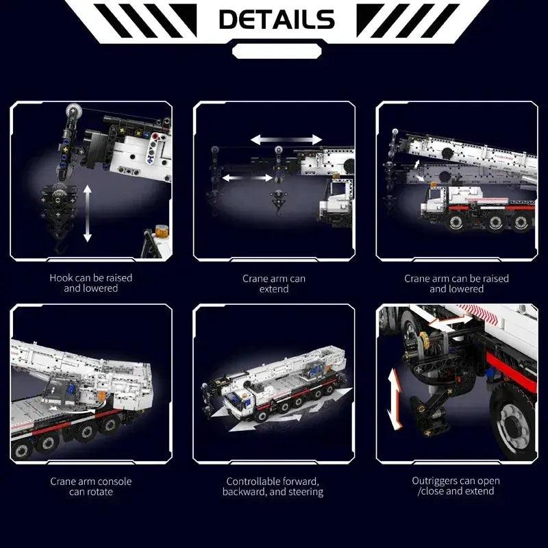  MOC RC Remote Control Crane Building Blocks For Adults -  ToylandEU™