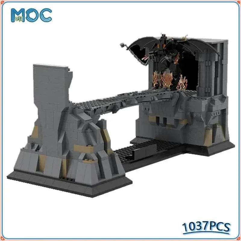  MOC Rings Movie Series Khazad-Dum Bridge Building Block Set Building Bricks MOC -  ToylandEU™
