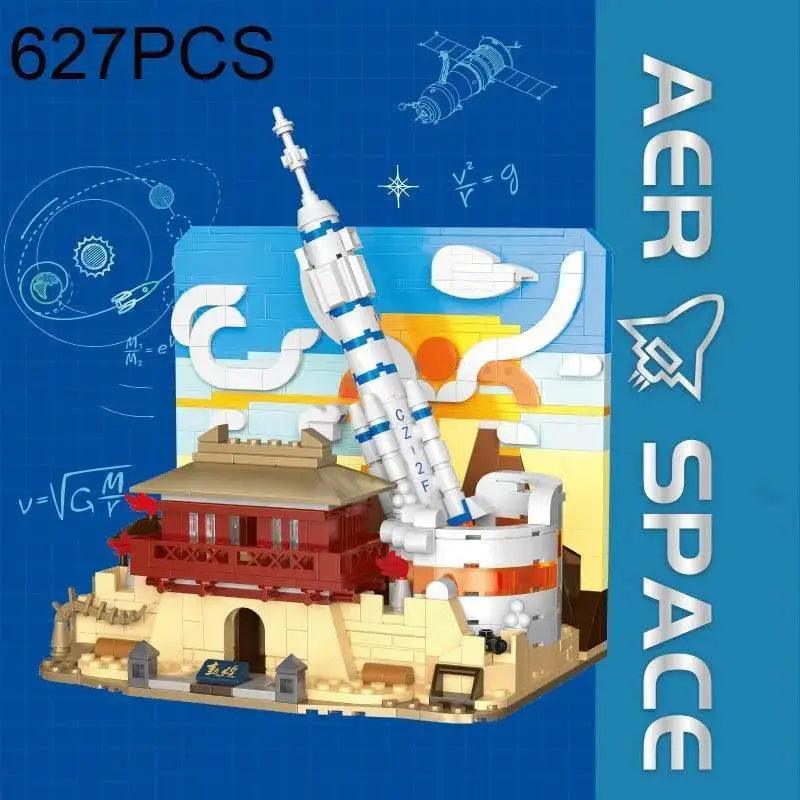  MOC Rocket Launch Center Building Blocks Space Shuttle Assembly Bricks Boys Toys Model Desktop Decoration Christmas Gifts -  ToylandEU™