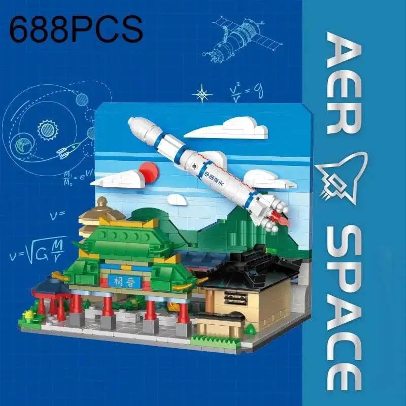  MOC Rocket Launch Center Building Blocks Space Shuttle Assembly Bricks Boys Toys Model Desktop Decoration Christmas Gifts -  ToylandEU™