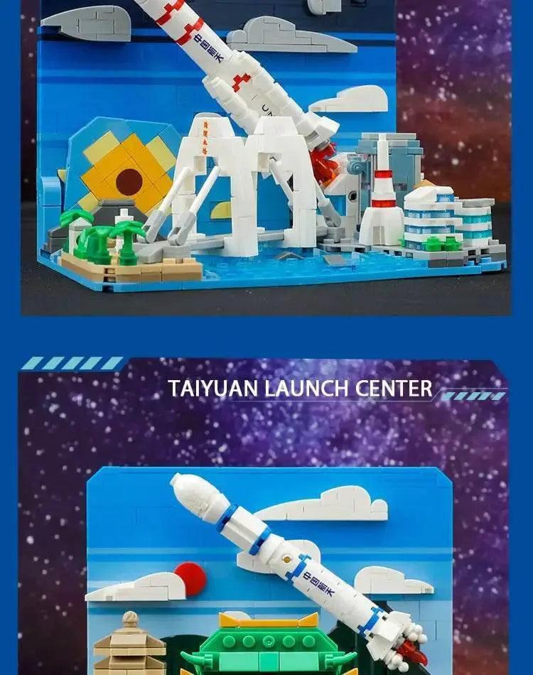  MOC Rocket Launch Center Building Blocks Space Shuttle Assembly Bricks Boys Toys Model Desktop Decoration Christmas Gifts -  ToylandEU™
