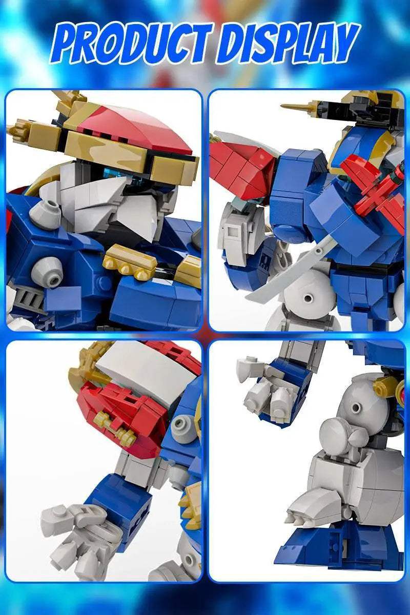  MOC MOC Ryujinmaru Mecha Model Building Blocks RPG Building Bricks MOC Gift -  ToylandEU™