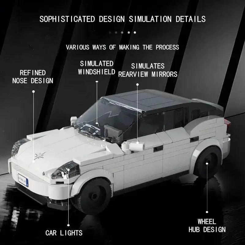  MOC 329PCS SUV Vehicle Building Blocks Classic City Electric Car Model Bricks Children’s Educational Assembly Toys -  ToylandEU™