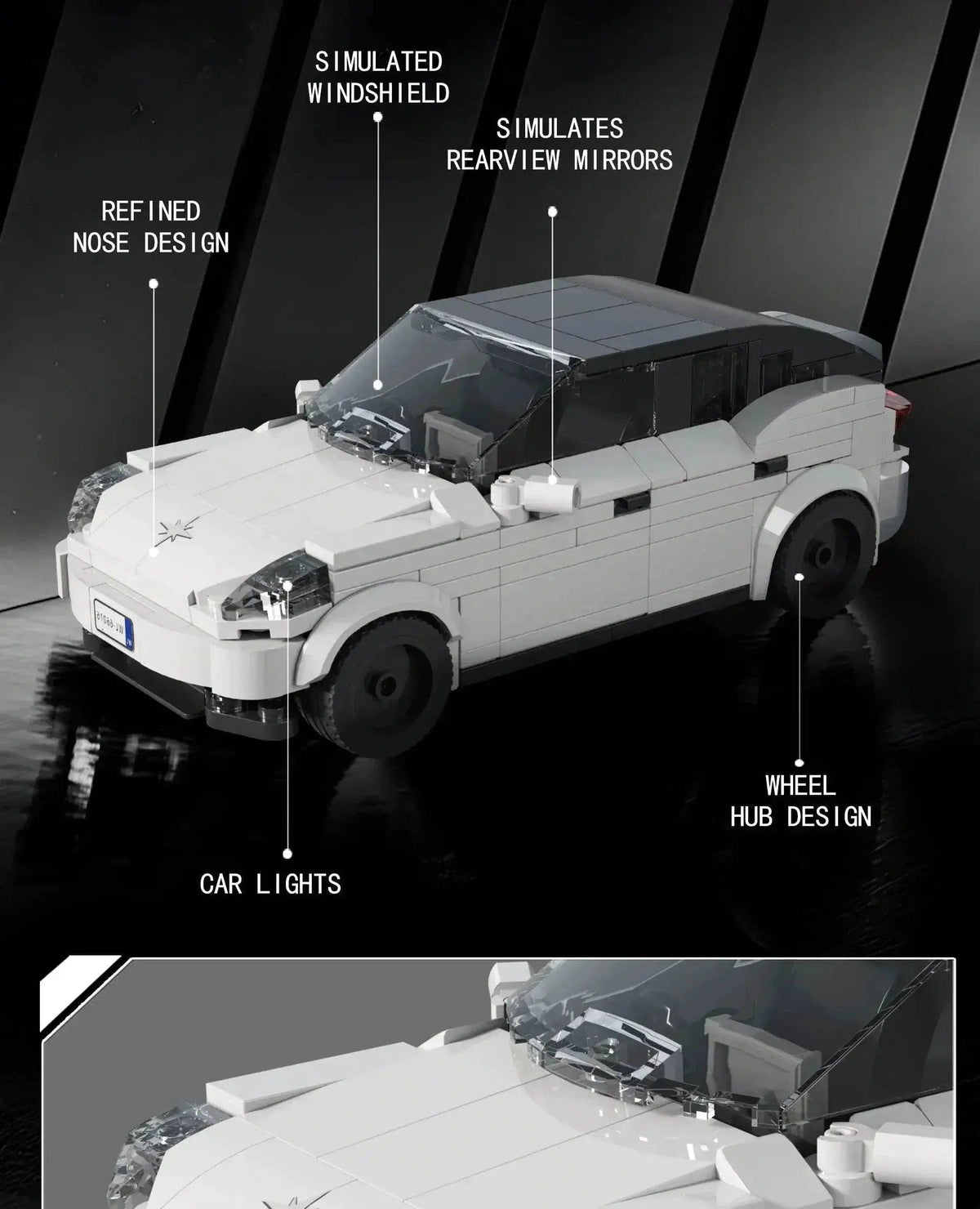  MOC 329PCS SUV Vehicle Building Blocks Classic City Electric Car Model Bricks Children’s Educational Assembly Toys -  ToylandEU™