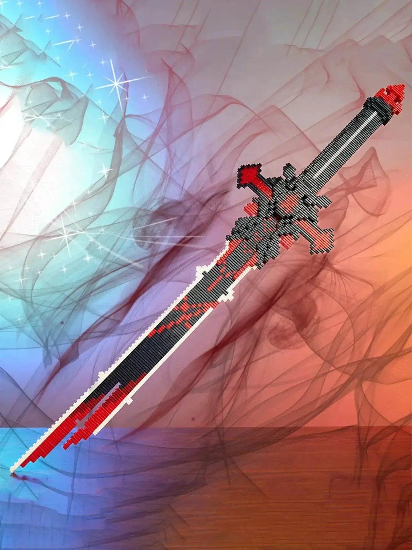  MOC Samurai Sword Building Blocks Anime Ninja Weapon Model Assembly Bricks Boys Toy Idea Desktop Decoration -  ToylandEU™