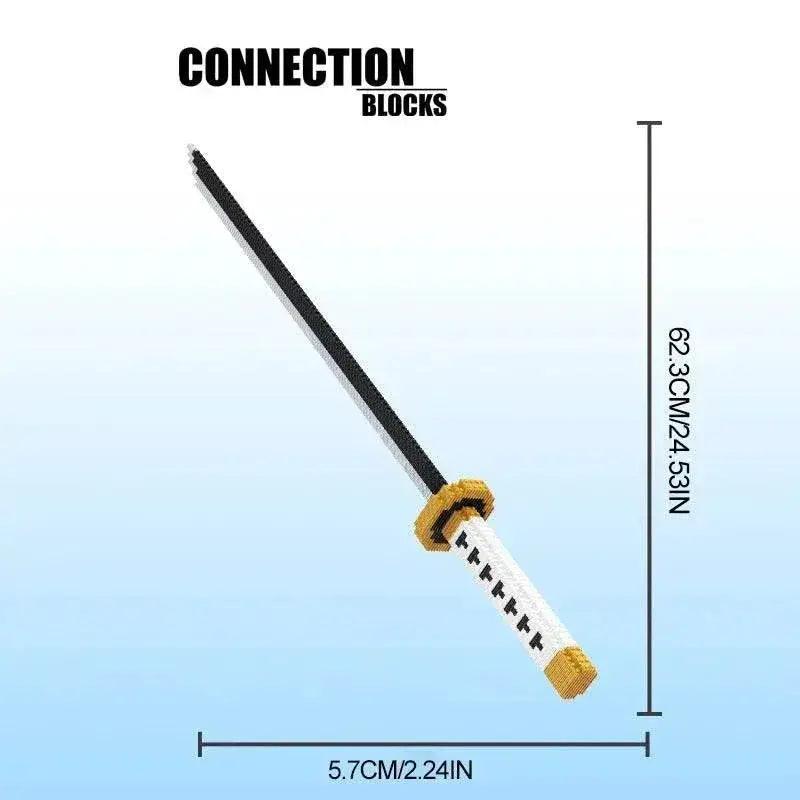  MOC Samurai Sword Building Blocks Ninja Blade Katana Toy Set -  ToylandEU™