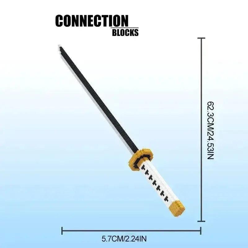  MOC Samurai Sword Building Blocks Ninja Blade Katana Toy Set -  ToylandEU™