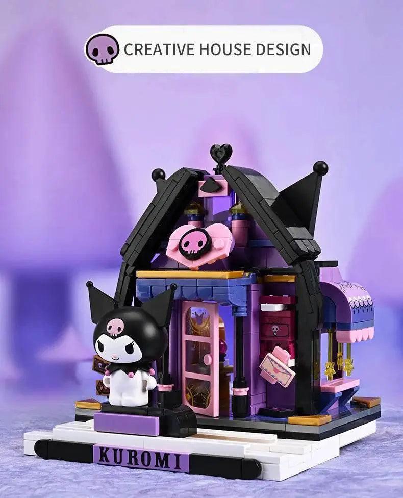  MOC Sanrio Assembled Toy Building Blocks Hello Kitty Kuromi Cinnamoroll My Melody Model Bricks -  ToylandEU™